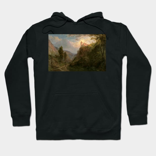 The Monastery of San Pedro (Our Lady of the Snows) by Frederic Edwin Church Hoodie by Classic Art Stall